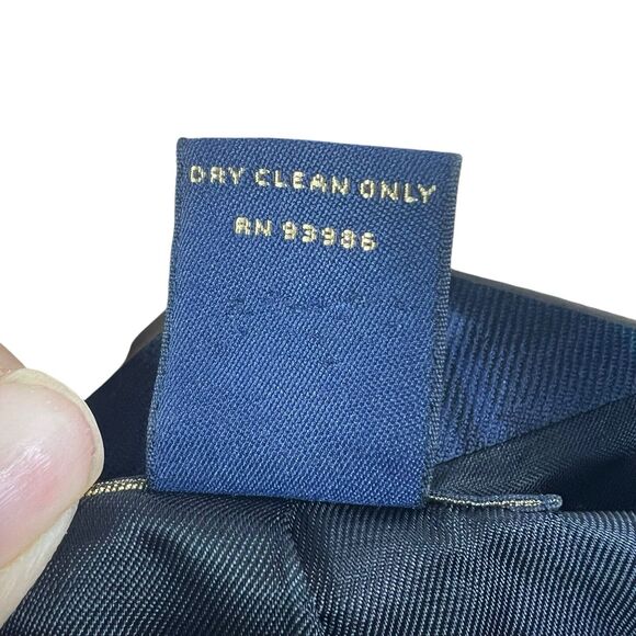 Lands End Blackwatch Plaid Blazer Jacket Size 6 Blue Green Plaid Button - Picture 9 of 9